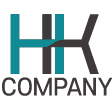 h와 k가 연속되는 hk 회사 로고입니다.